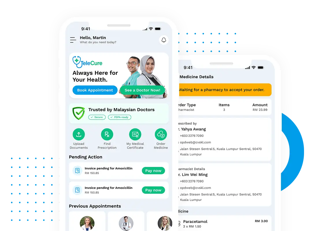 Health Monitoring & Telemedicine App