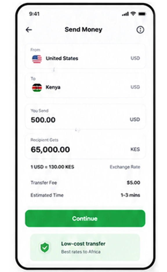 Custom Cross Border Money Transfer App