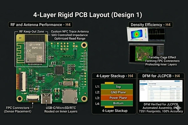 4-Layer Rigid PCB Layout