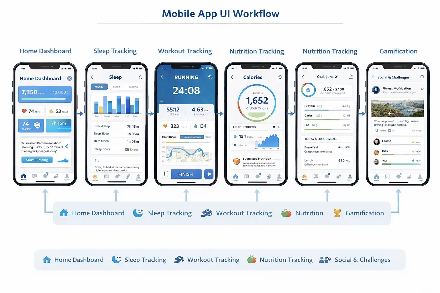  Smart, Innovative Fitness & Activity Tracking App Powered by AI & IoT