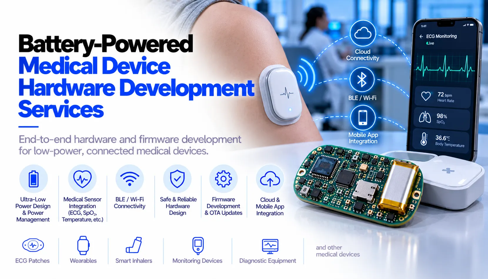 Battery-Powered Medical Device Hardware Development