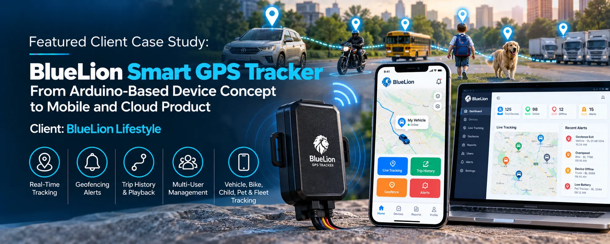 BlueLion smart GPS tracking system