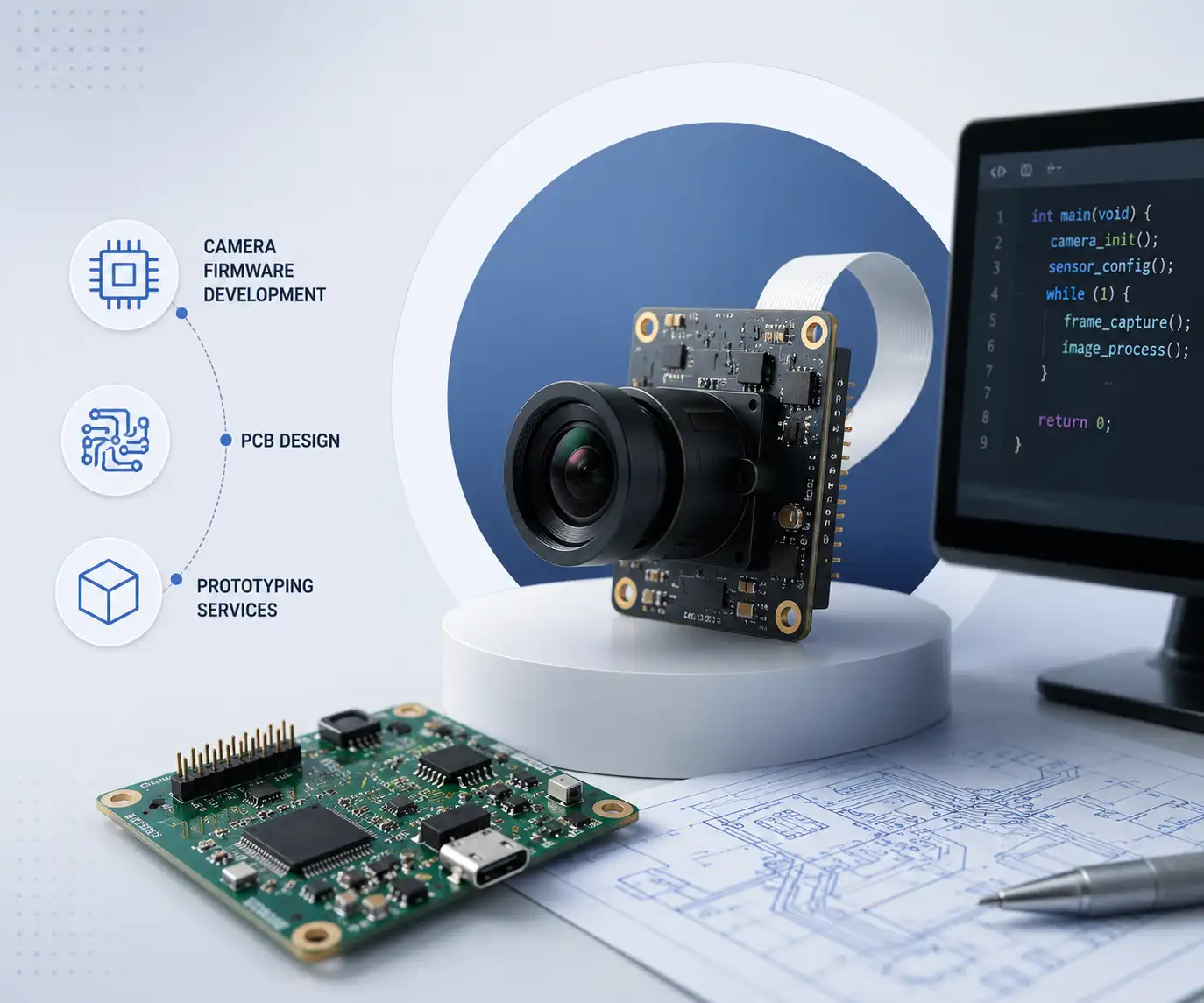 Camera Firmware & PCB Design