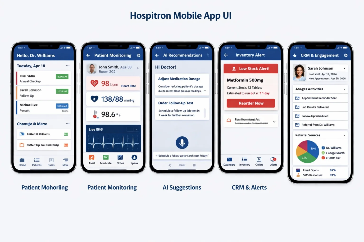 clinic-management-software-mobile-app-ui