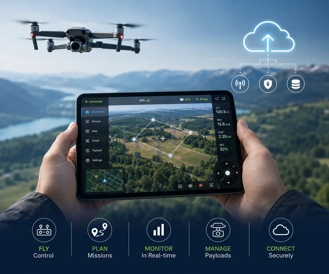 Drone Control Mobile App Development