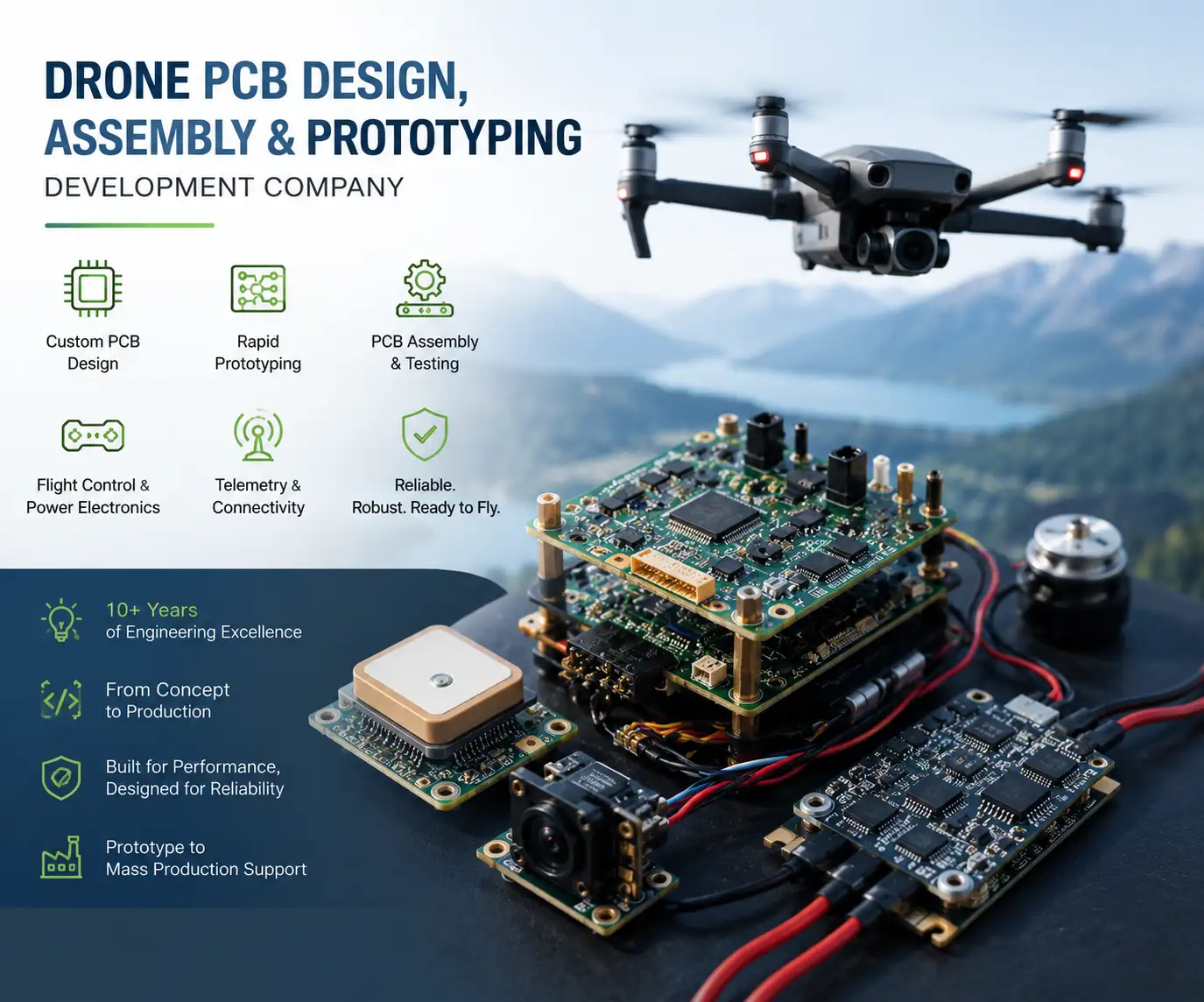 Drone PCB Design and Prototyping
