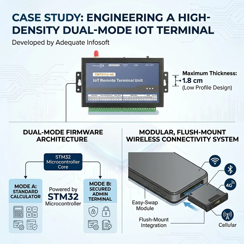 Engineering a High-Density Dual-Mode IoT Terminal Using STM32