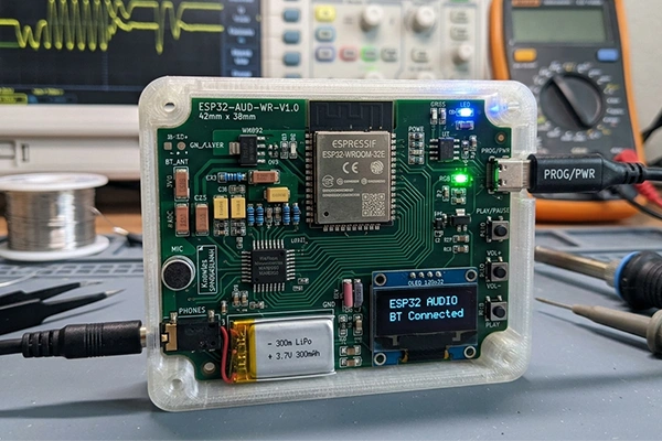 ESP32 Wearable Audio Prototype