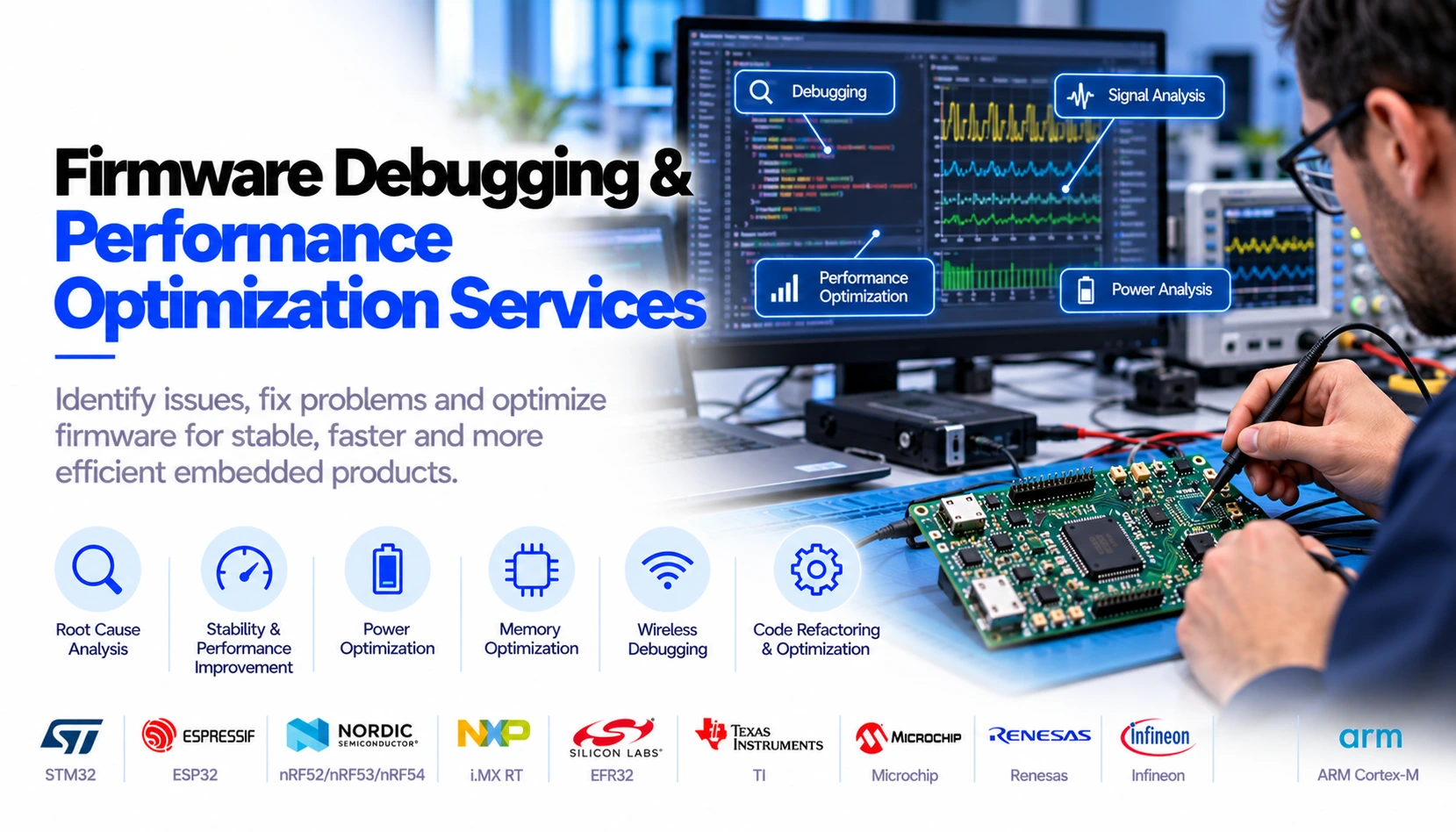 Firmware Debugging and Performance Optimization Services