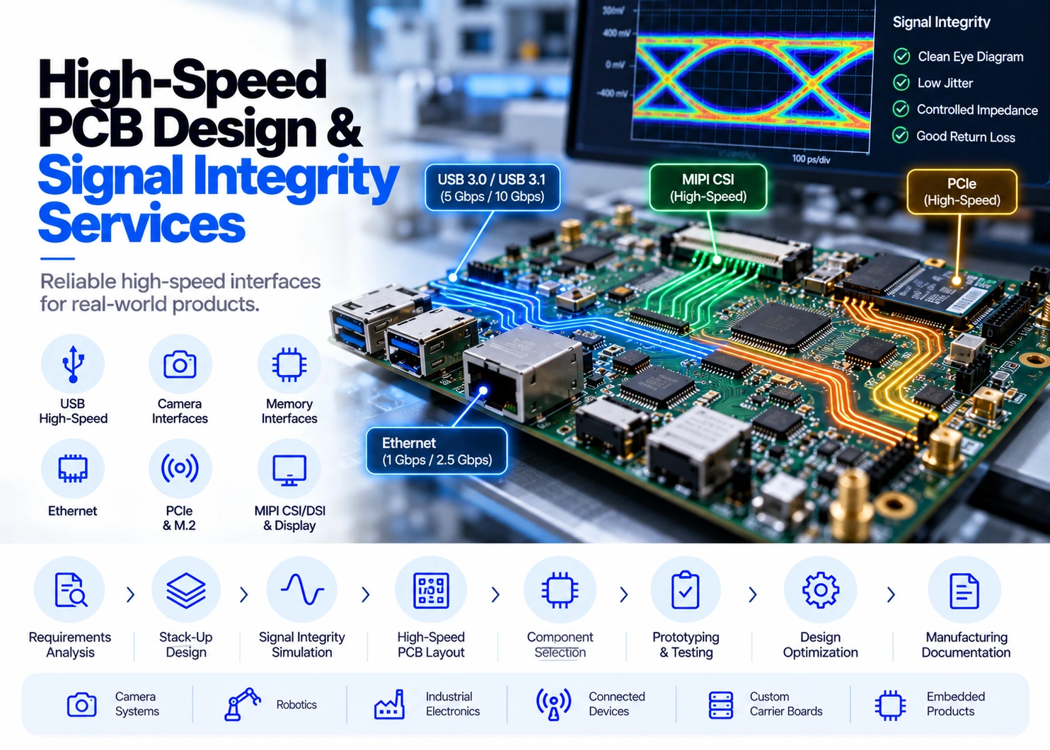 High-Speed PCB Design and Signal Integrity
