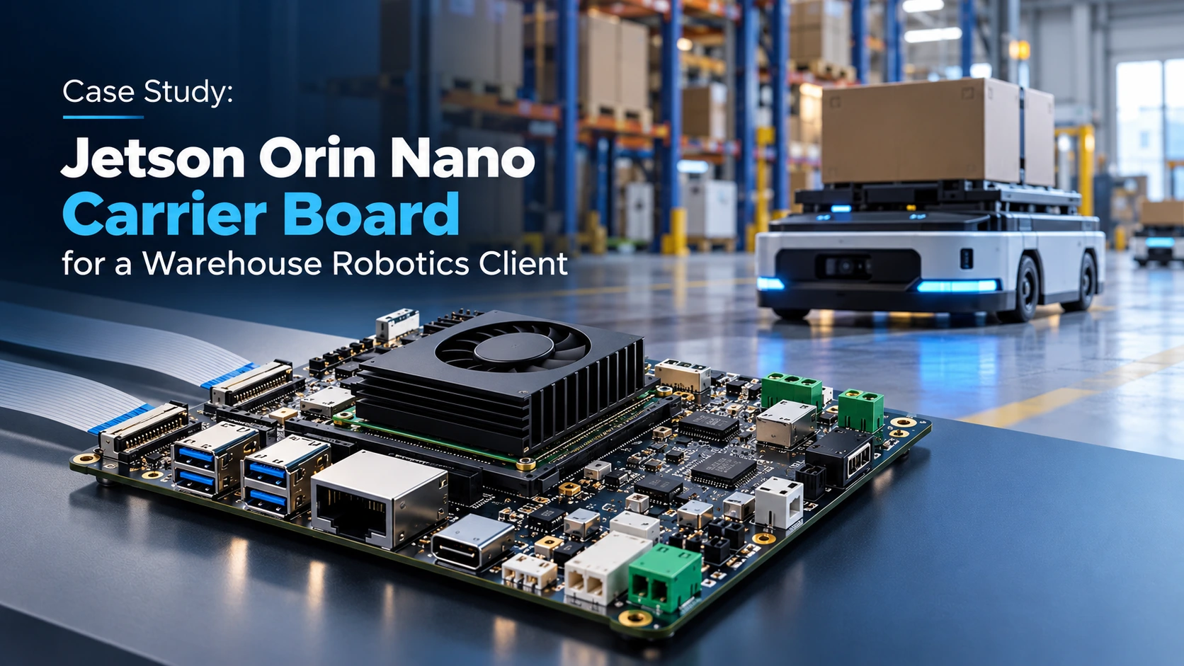 Jetson Orin Nano Carrier Board for a Warehouse Robotics Client