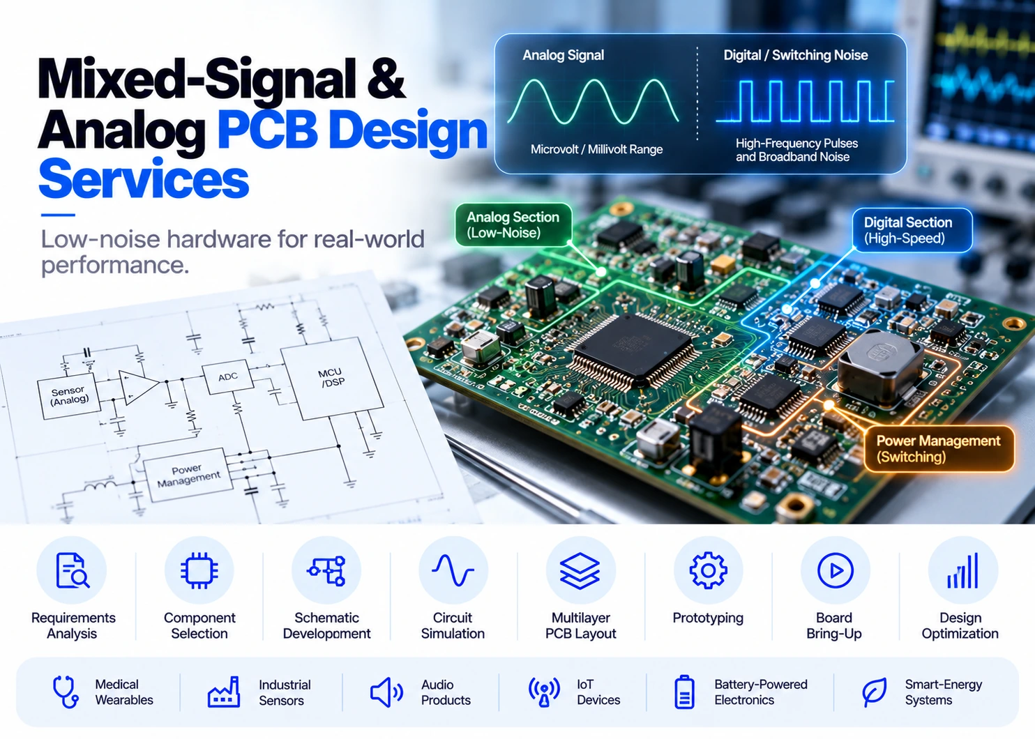 Mixed-Signal and Analog PCB Design