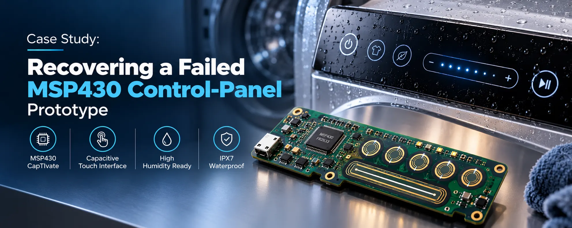 Recovering a Failed MSP430 Control-Panel Prototype