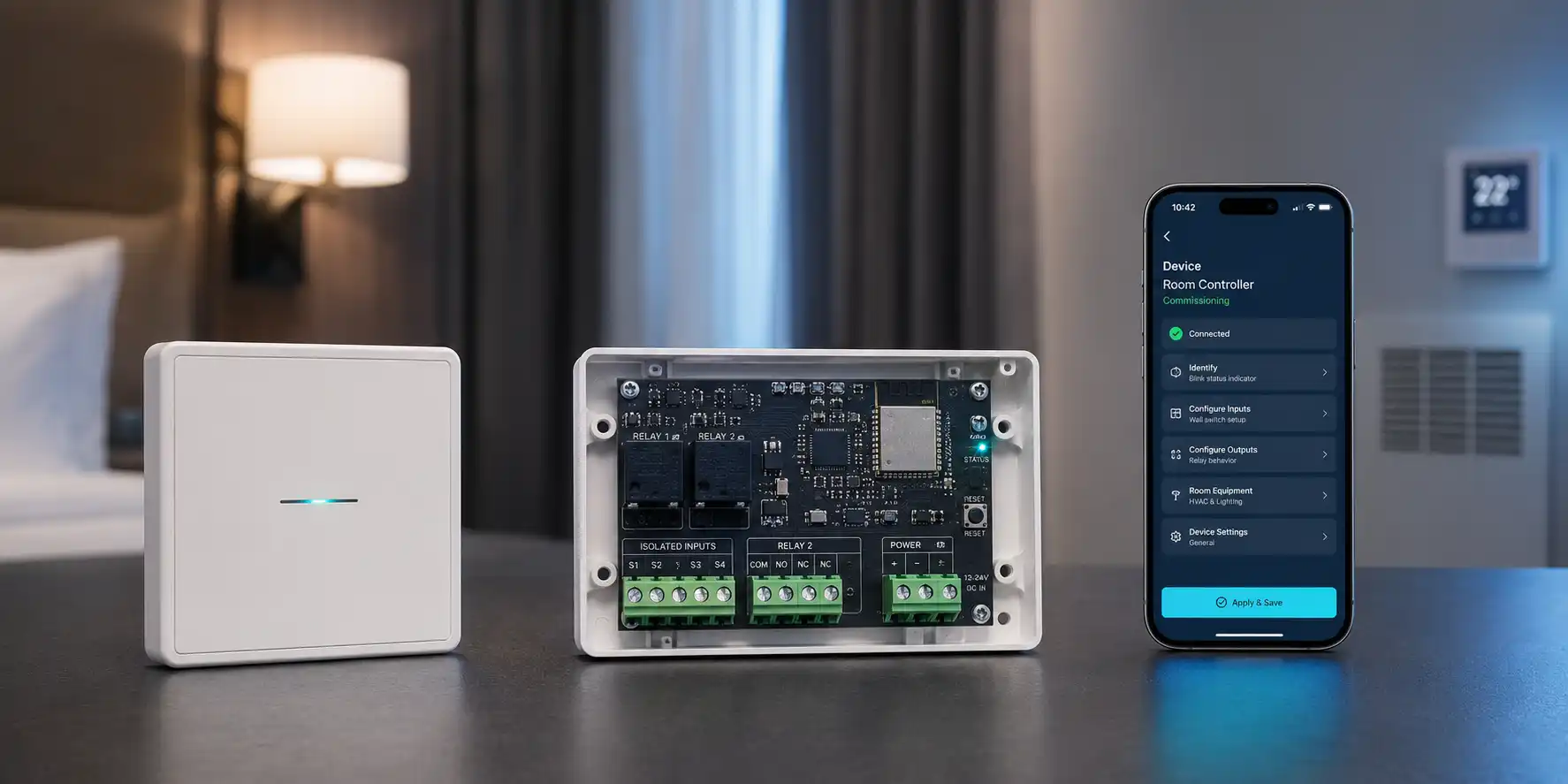 Multiprotocol Smart Room Controller Hardware