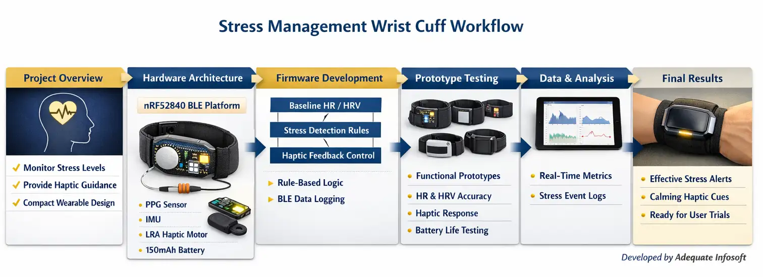 Nrf52840 Stress Management Wearable Device