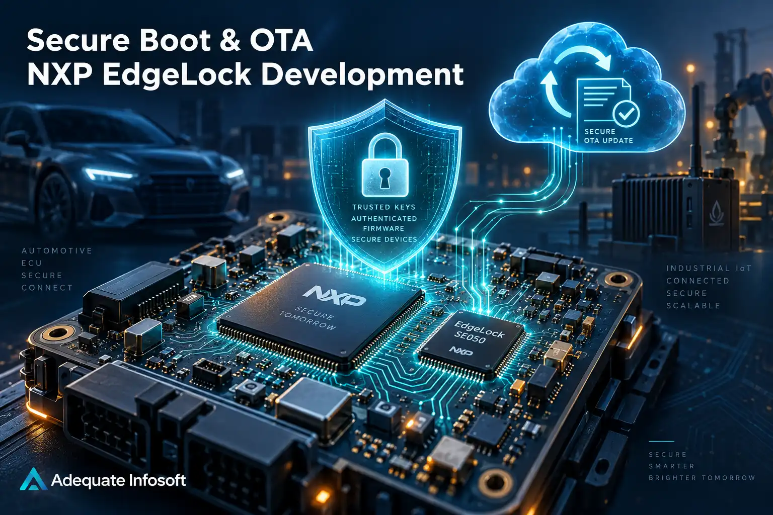 Secure boot, OTA and NXP EdgeLock development services