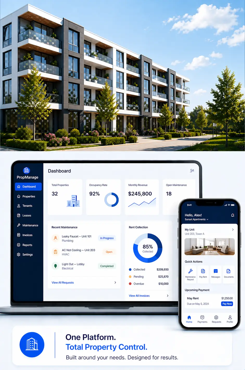 Custom Smart Property Management Solution
