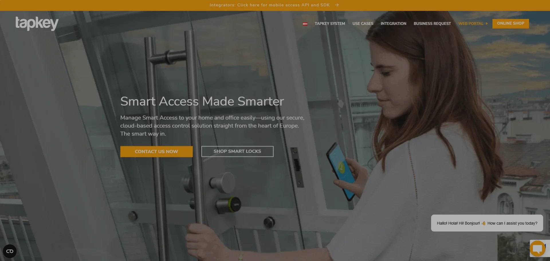 Tapkey access control