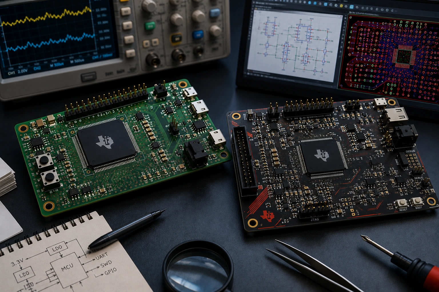 TI Microcontroller PCB Design, Layout & Prototyping Services