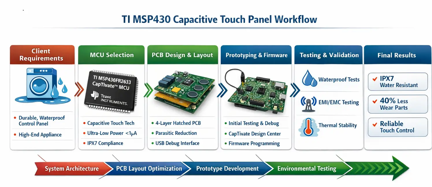 Touch Control Panel Development Msp430 Workflow