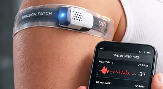 Wearable Adhesive Biosensor