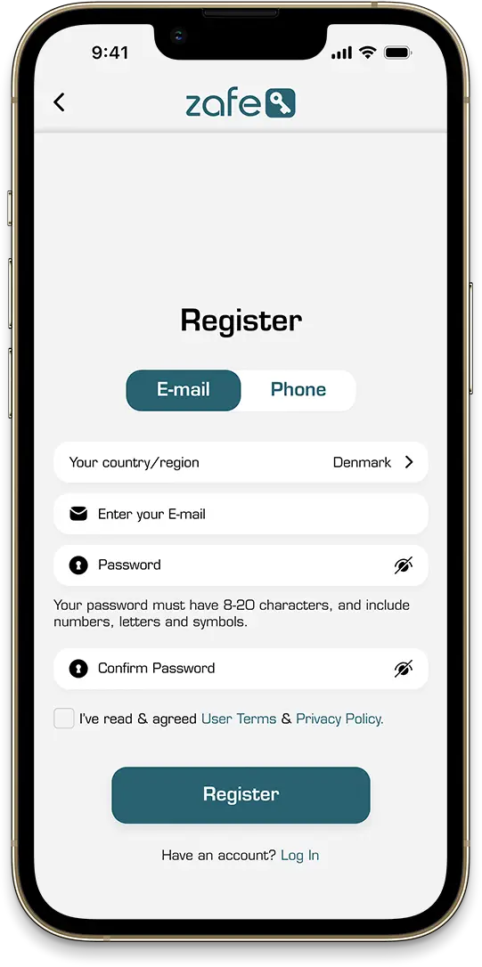 Zafe Connect App